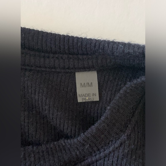 ATM Anthony Thomas Melillo  Cap Sleeve Slim Black Bodycon Midi Dress Size M - Picture 5 of 8